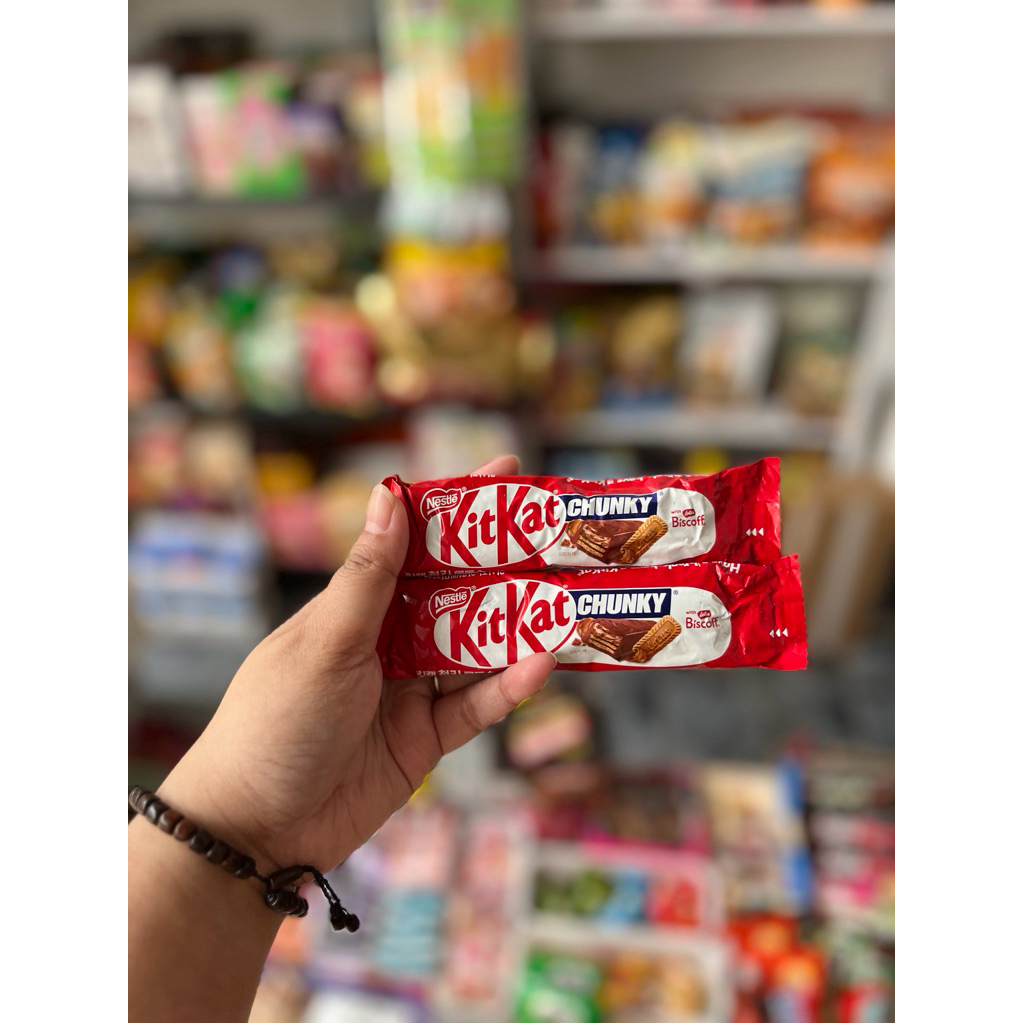 (ECER - 1 Pcs) Kitkat Chunky Lotus Biscoff 33gr