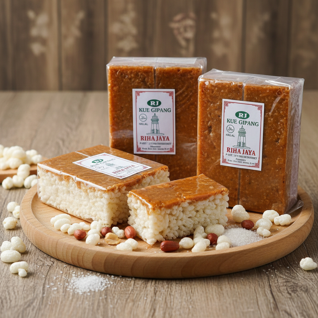 kue GIPANG lapis selai kacang khas serang banten 300 gram / snack / kue tradisional / cemilan / kue 