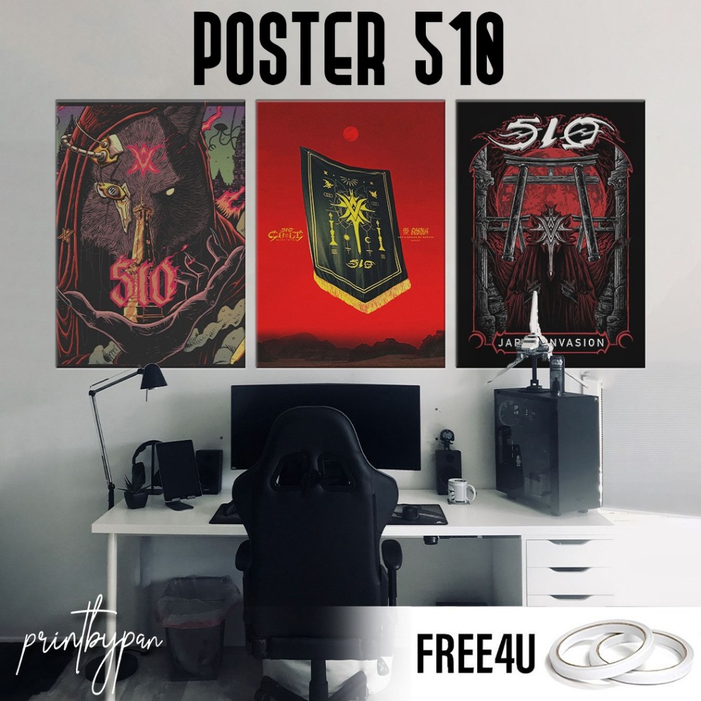 (Part 2) Poster Band 510 - Poster Dinding Aesthetic - Poster Band Metal Rock A3 A4 - Dekorasi Kamar 