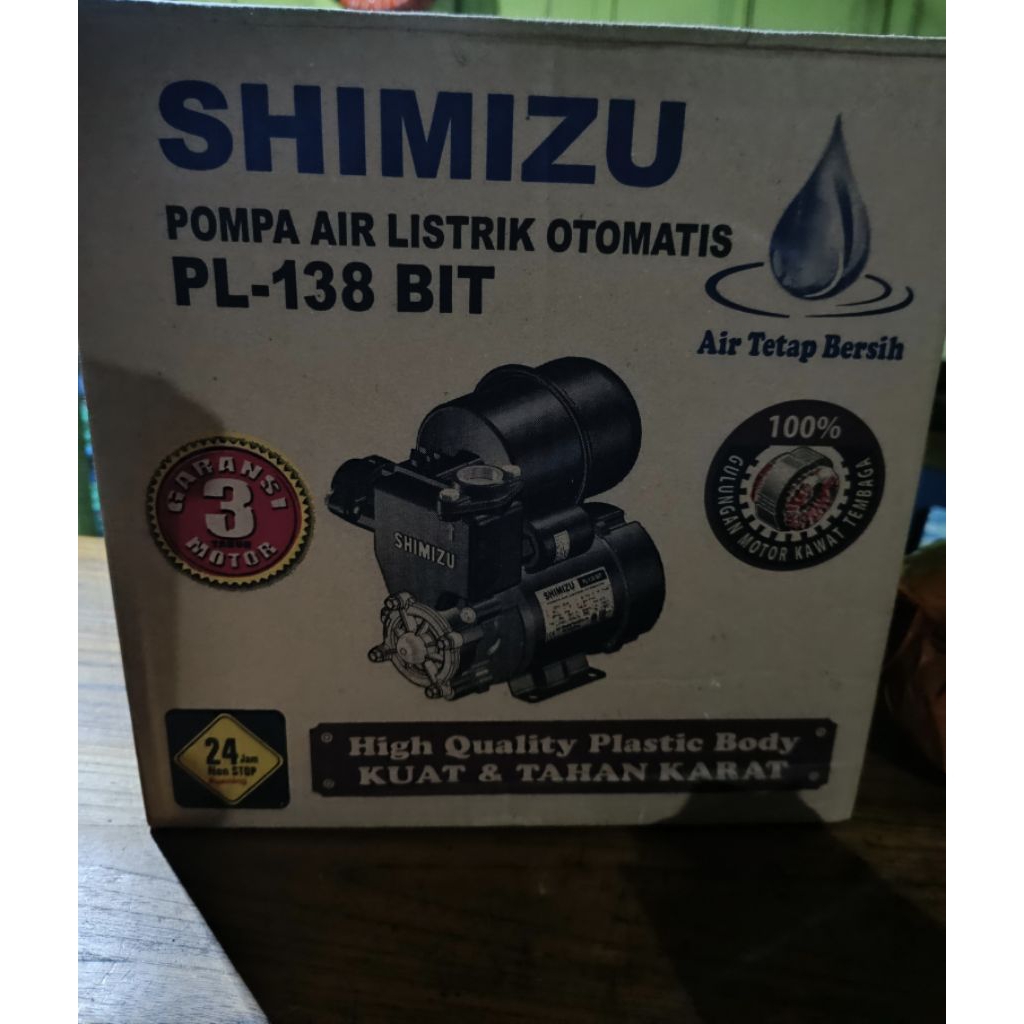 pompa air Shimizu tabung, Shimizu pompa air dangkal, Shimizu 138 bit