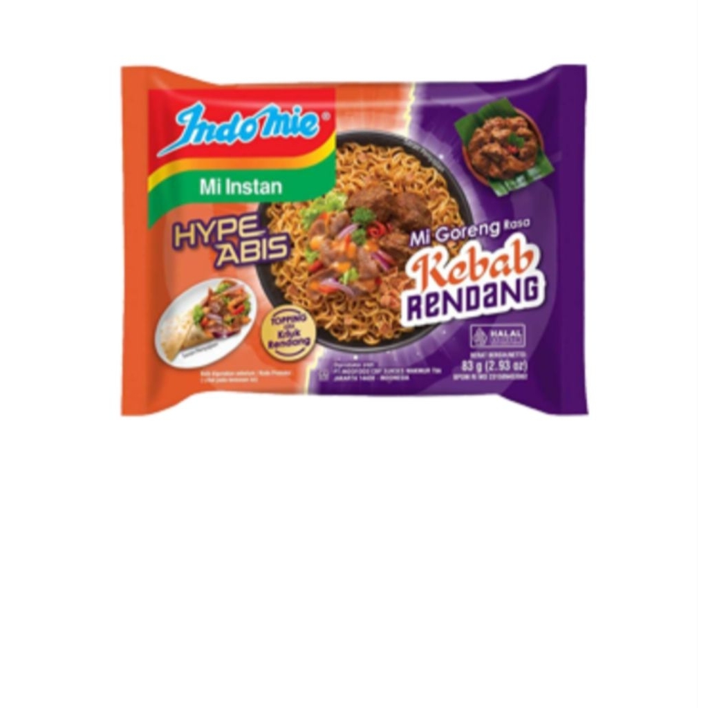 Indomie Mie Goreng Kebab Rendang 83gram