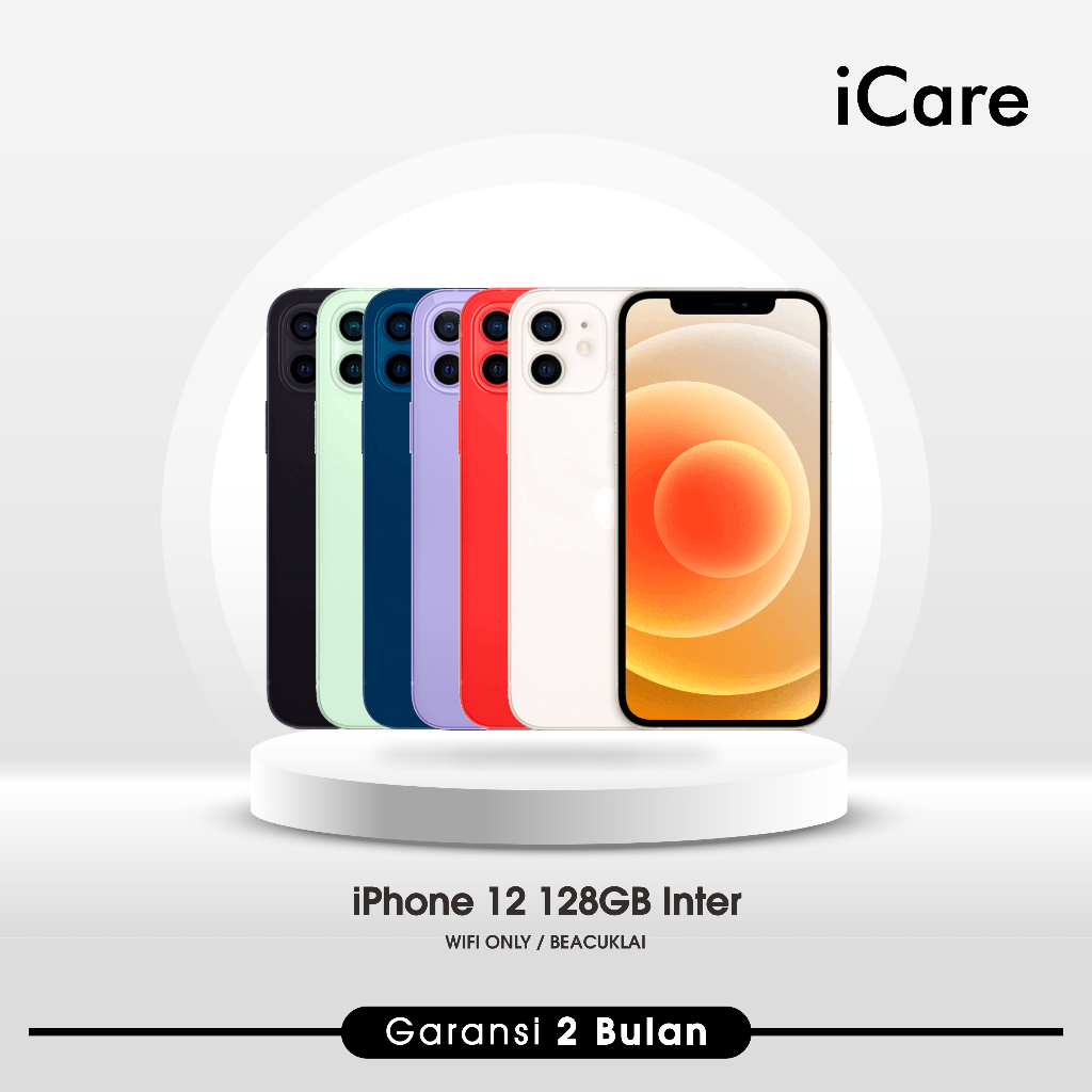 iPhone 12 128GB Second Original Inter Fullset Mulus