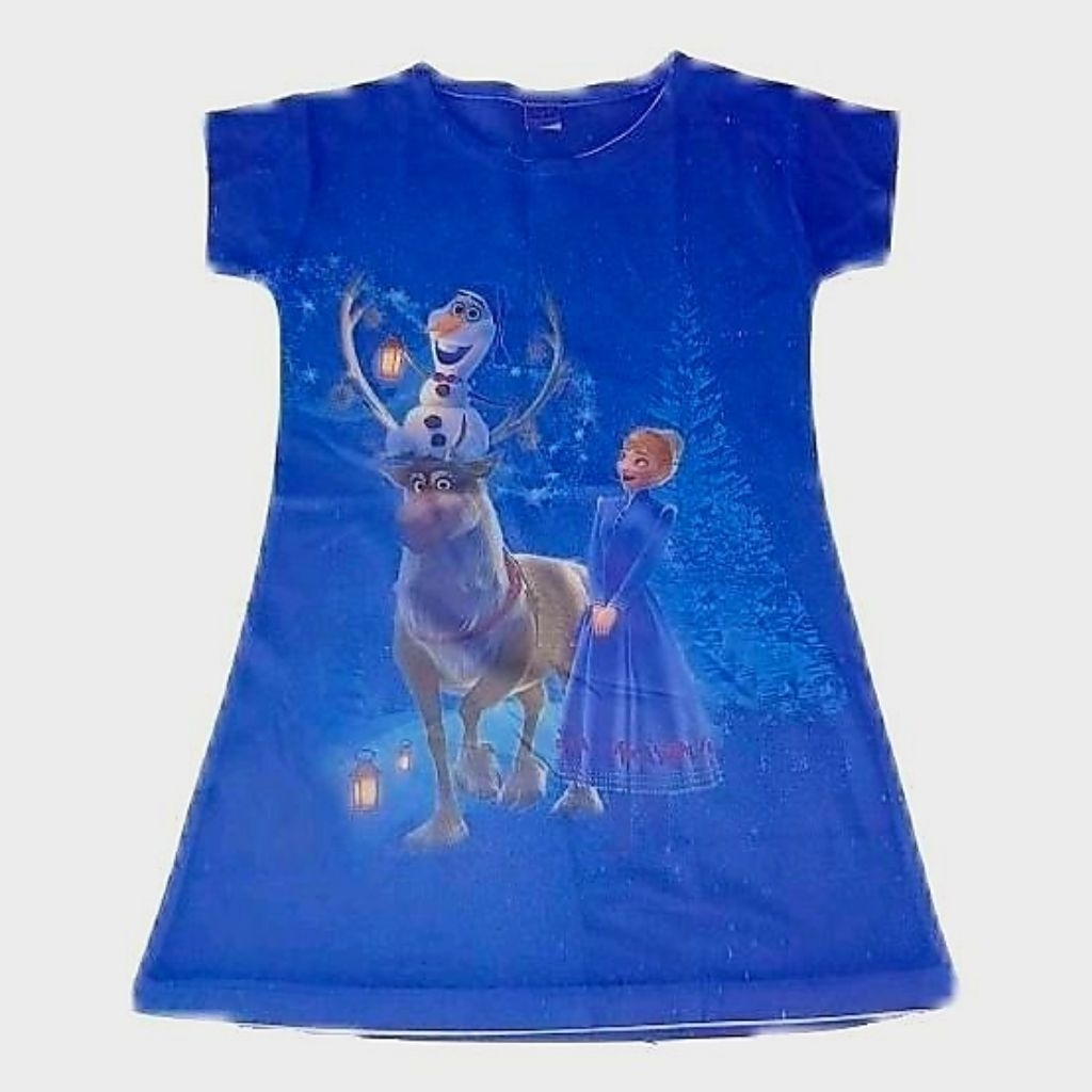 Preloved HomeDress Anak Perempuan Elsa Frozen