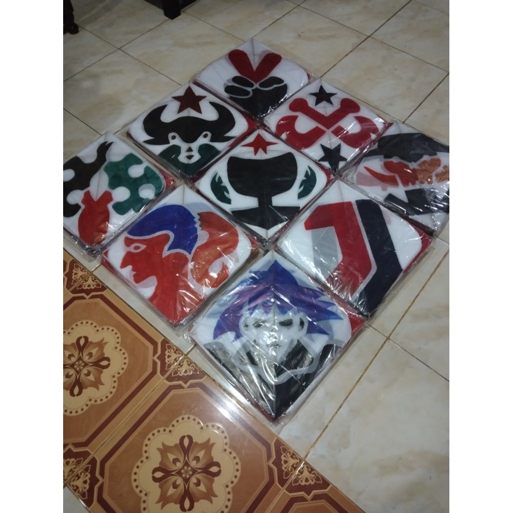 layangan aduan palembang motif banyak