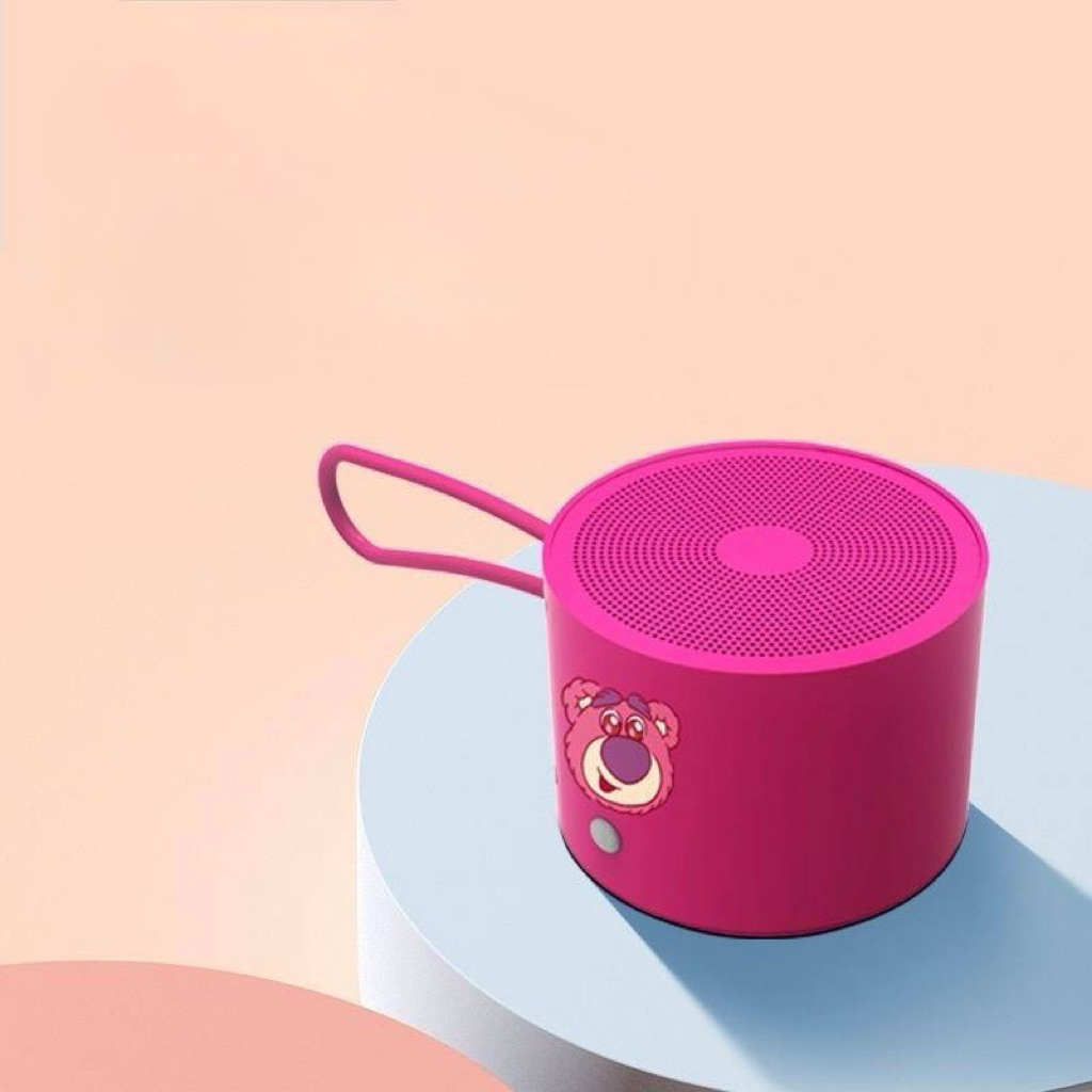 [PREORDER] Speaker Bluetooth Disney Lotso – Cute Strawberry Bear Wireless Mini Speaker 3D Stereo