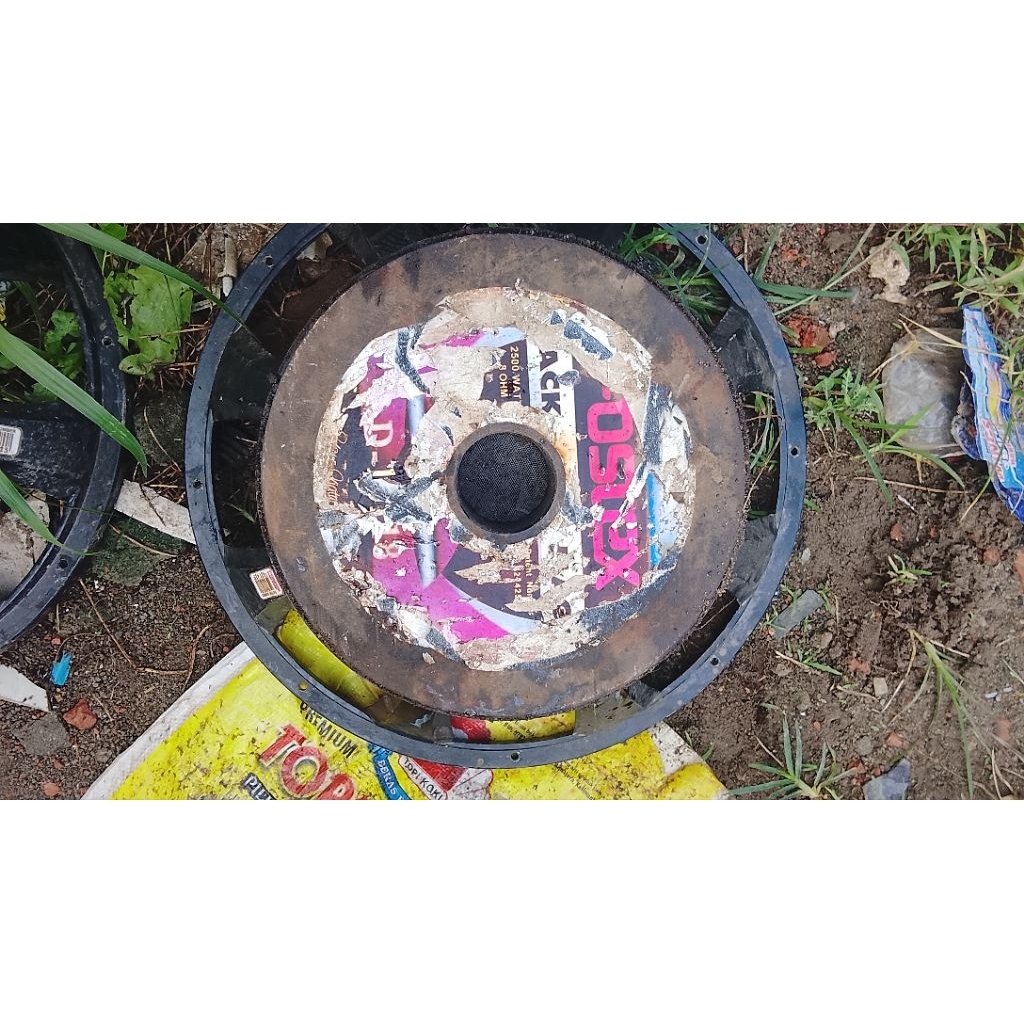 spiker fostex 18 inchi kerangka alumunium.