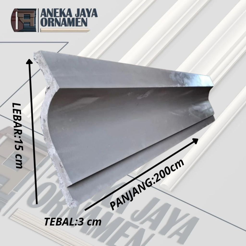 Lis plang profil beton