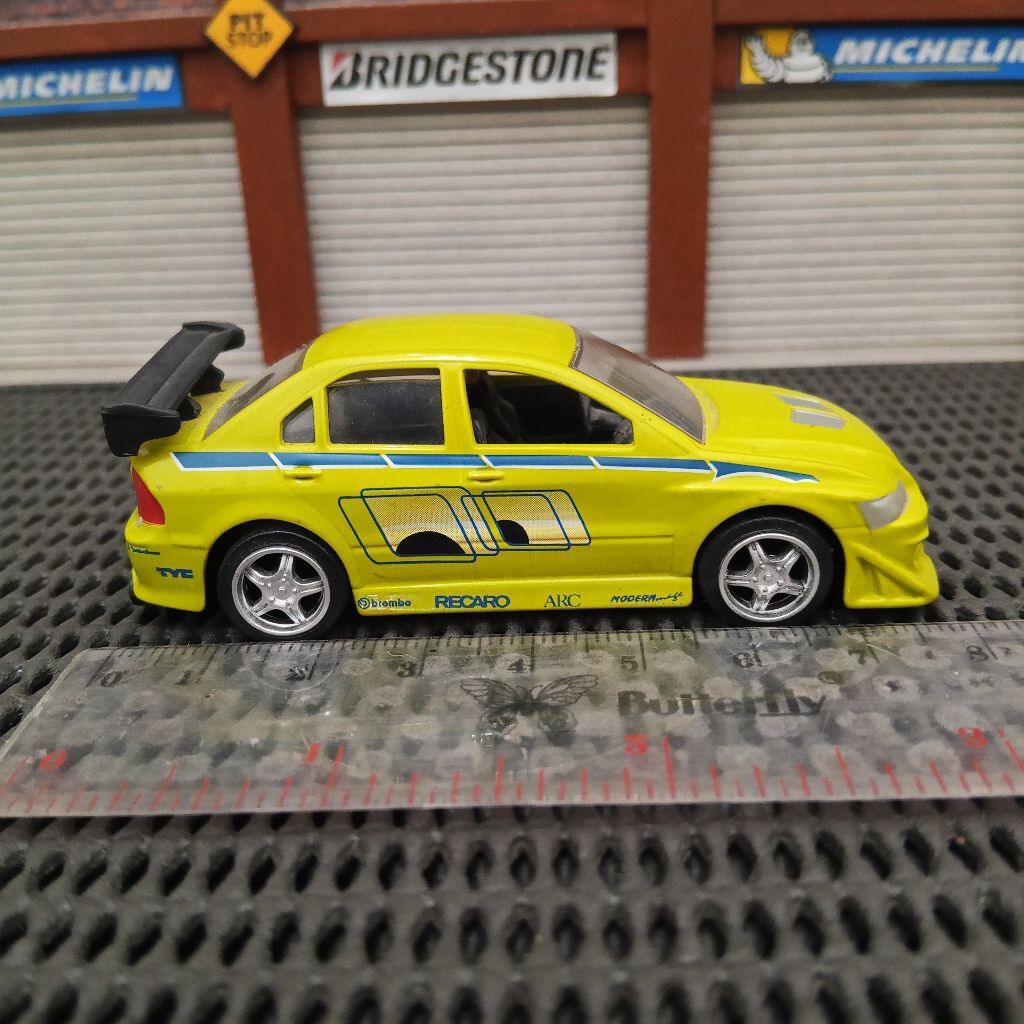 JADA LOOSE MITSUBISHI LANCER EVOLUTION VII HIJAU FAST FURIOUS