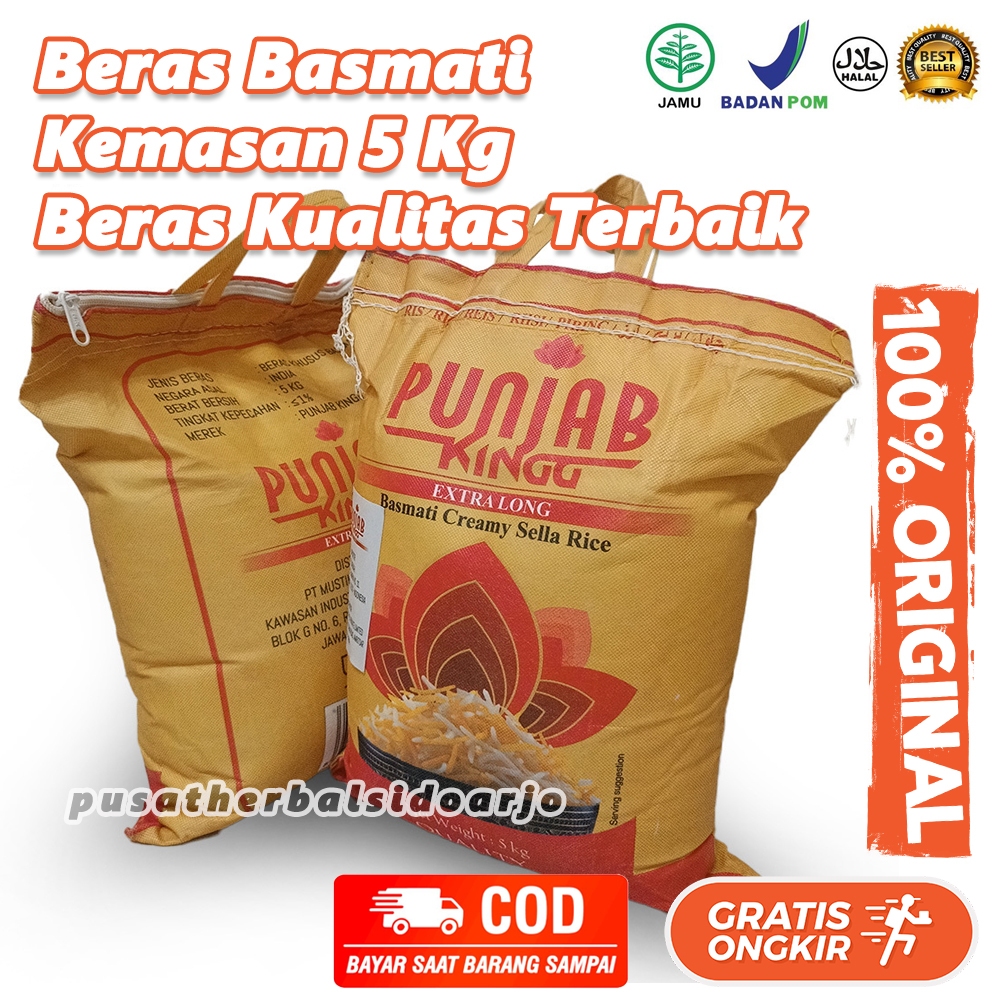 Beras Basmati Beras King Punjab Queen Punjab Beras Basmati Queen Punjab King Premium Basmati Rice 5 