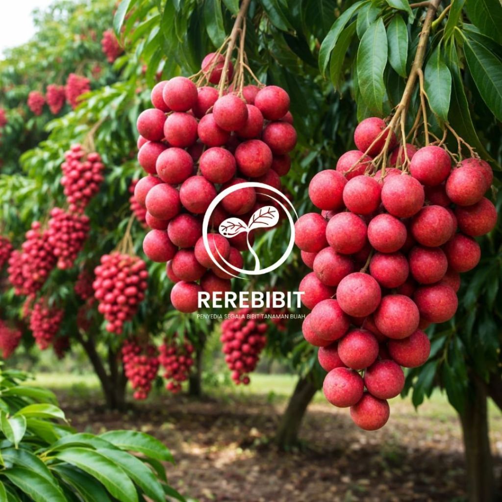 Bibit Kelengkeng Merah Ruby Longan / Bibit Kelengkeng Merah