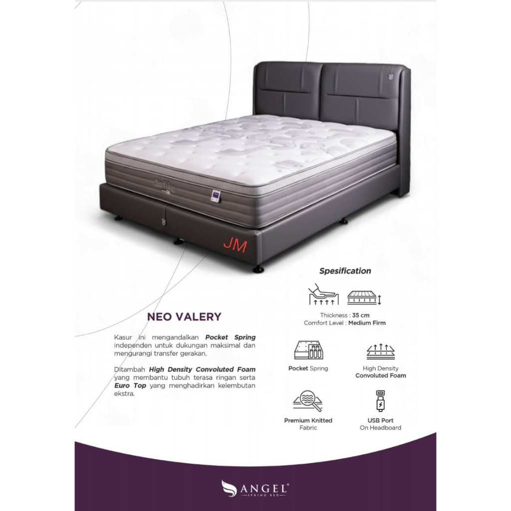 Spring Bed Angel Neo Valery Pocket S