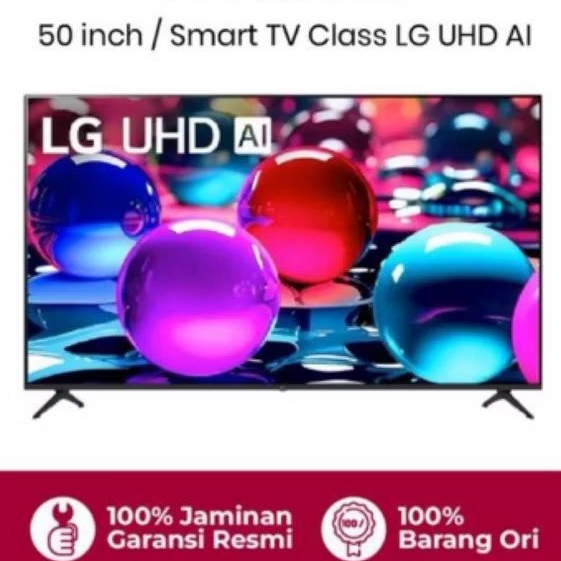 LG UHD AI ThinQ 50 Inch Smart TV 50UR7500 Garansi Resmi