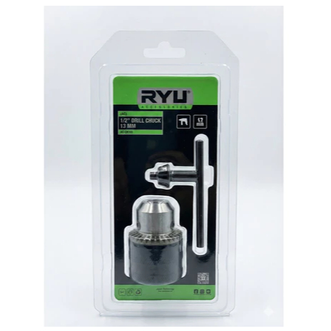 RYU Original by TEKIRO Kepala Bor | Chuck Bor / Chuck Drill 10mm 13mm 16mm Heavy Duty | Aksesoris Me