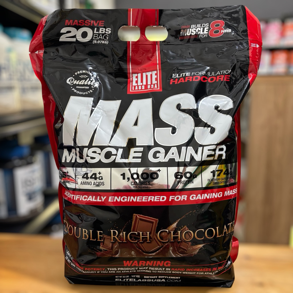 Elite labs usa mass muscle gainer 20 lbs premium mass gainer iso mass mutant mass