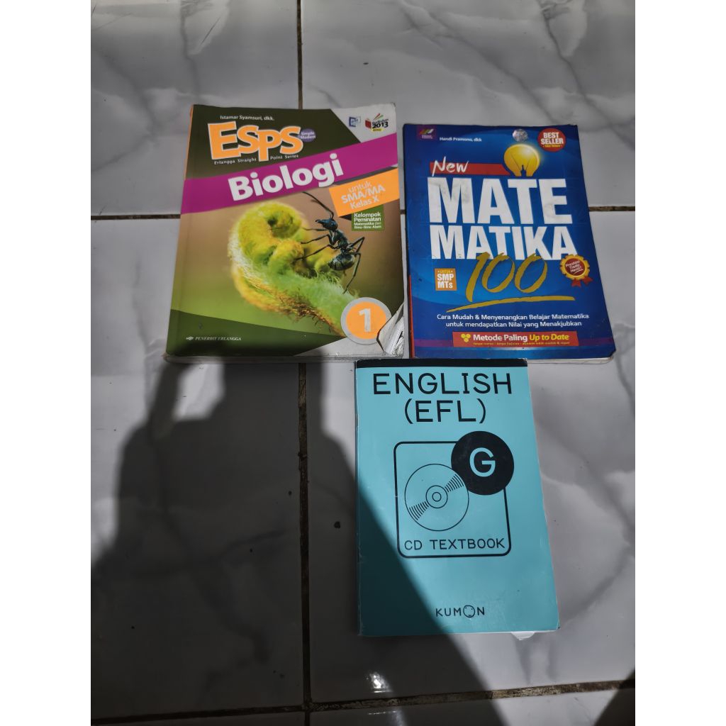 buku bekas MURAH cocok untuk anak SMP - SMA English (EFL) Kumon (CD Textbook)