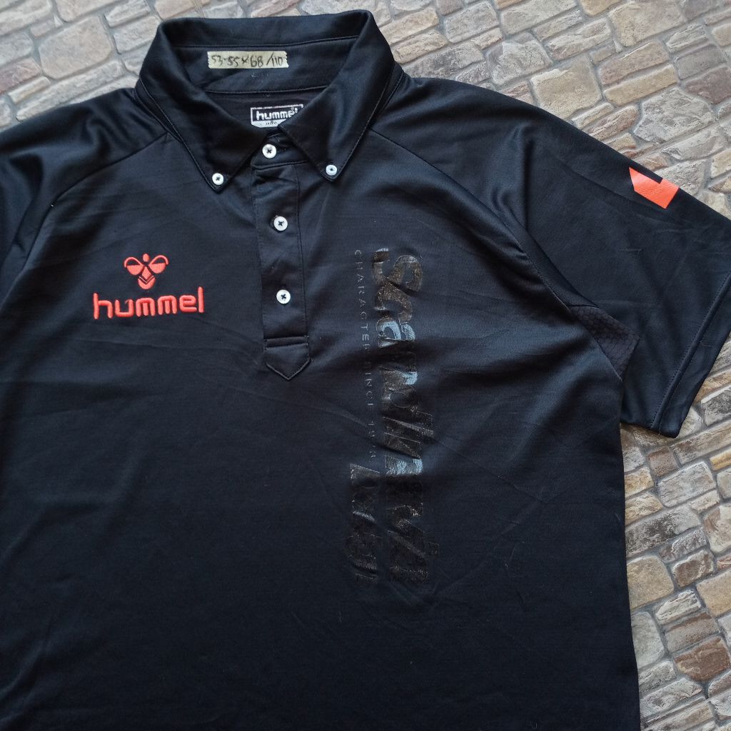 Kaos Jersey HUMMEL original preloved brand, Jersey kerah Polo