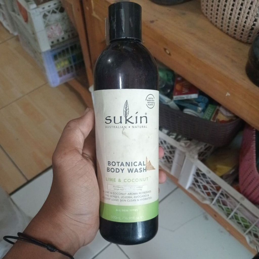 Sukin Botanical body wash Lime & Coconut 500ml