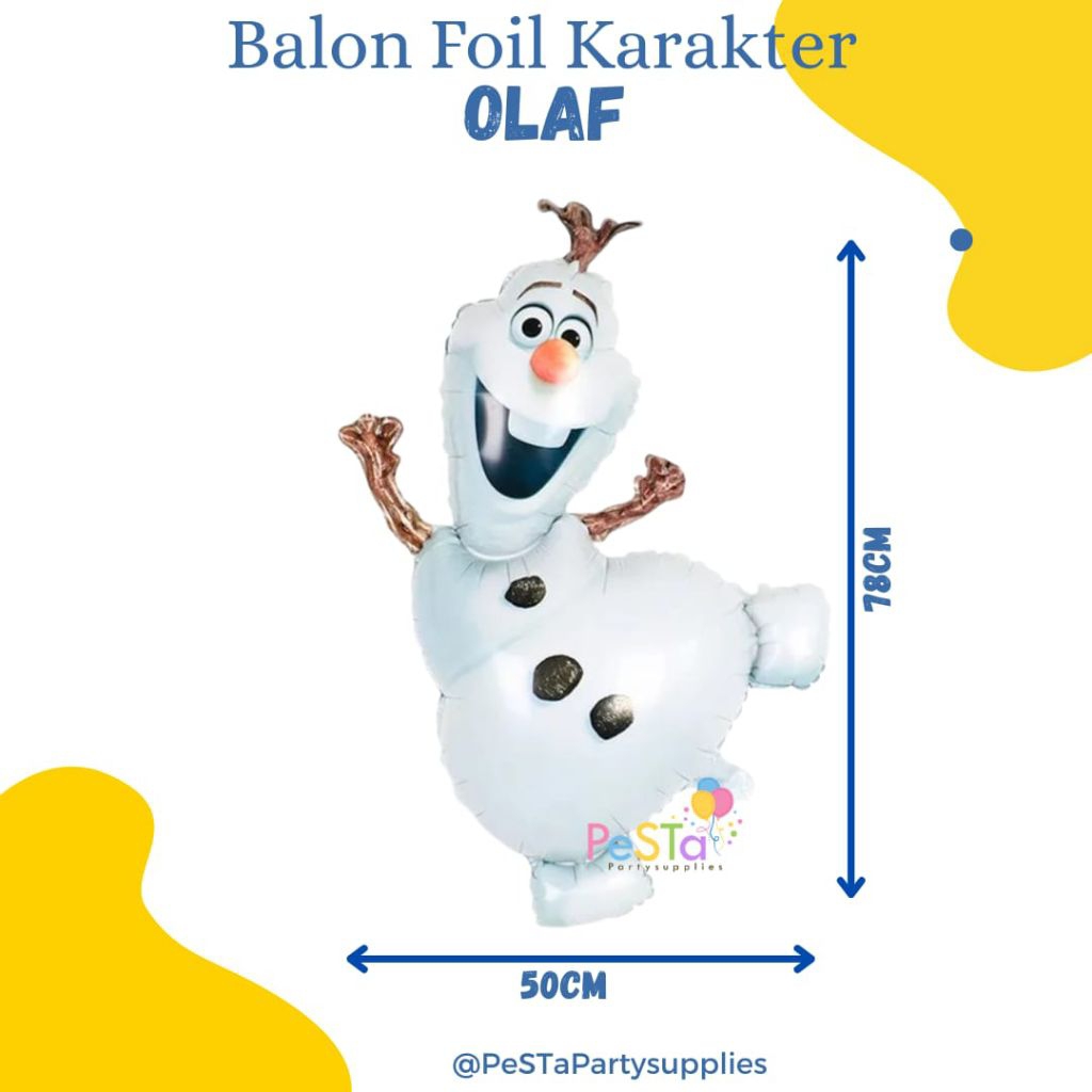 Balon Foil Olaf/Frozen Olaf Jumbo