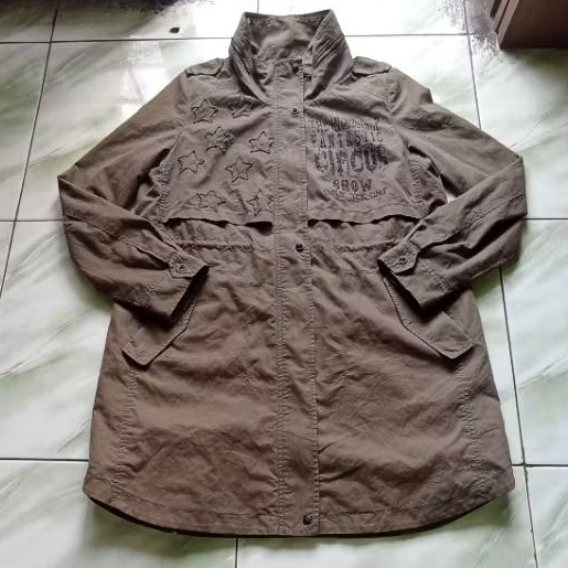 Parka Jacket Vintage Army Camo Military - GGPX
