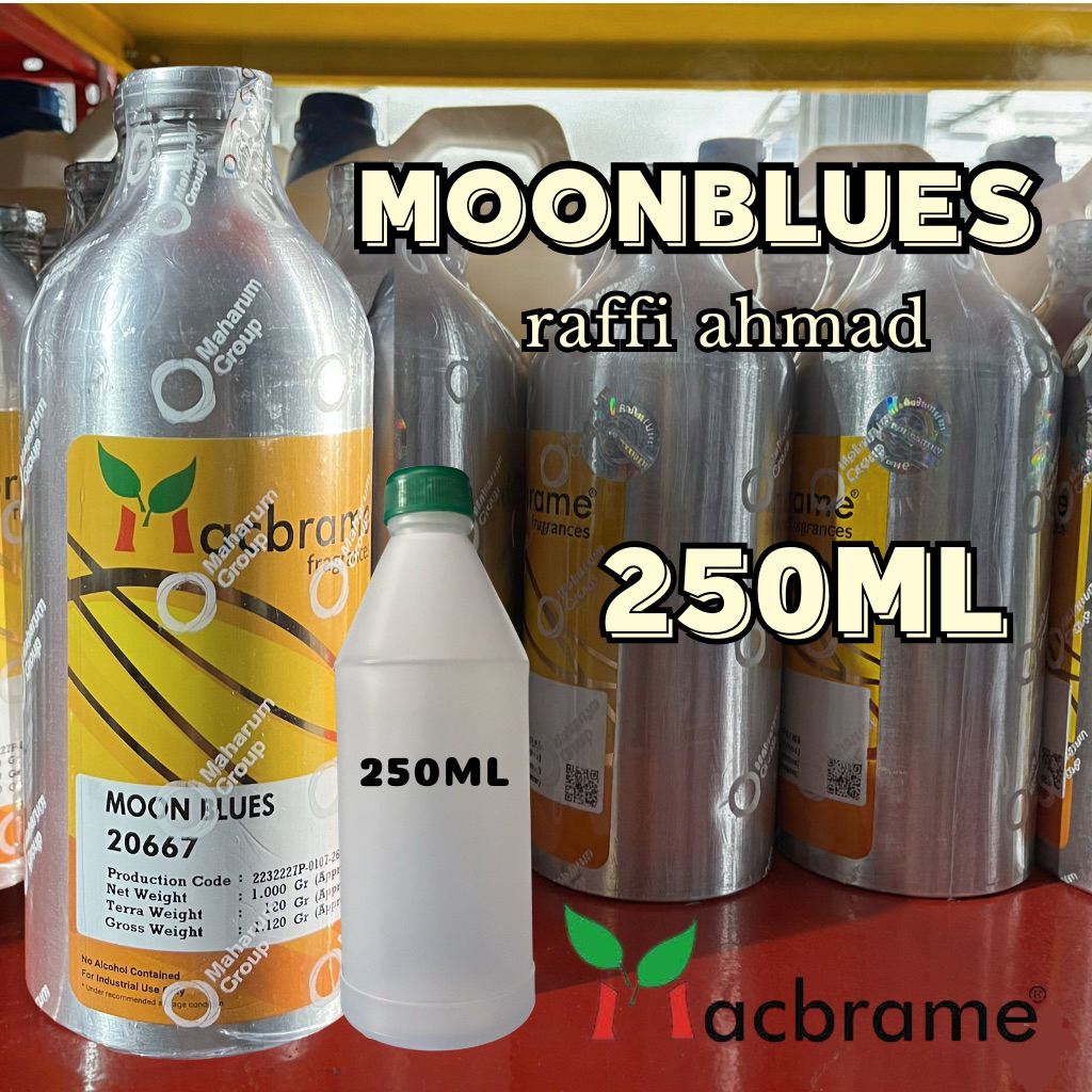 MOONBLUES by MACBRAME Repack 250ML / Bibit Parfum Murni Unisex by Macbrame