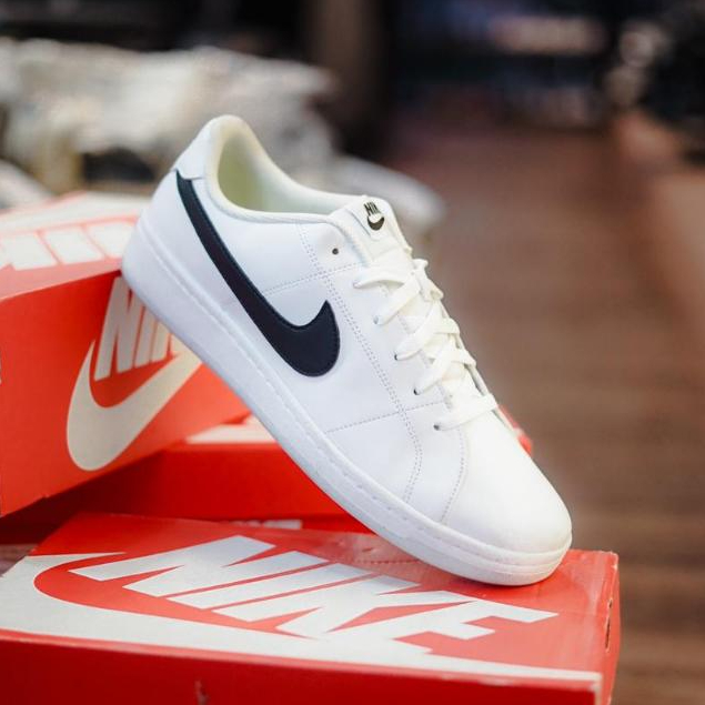 NIKE COURT ROYAL WHITE BLACK ORIGINAL