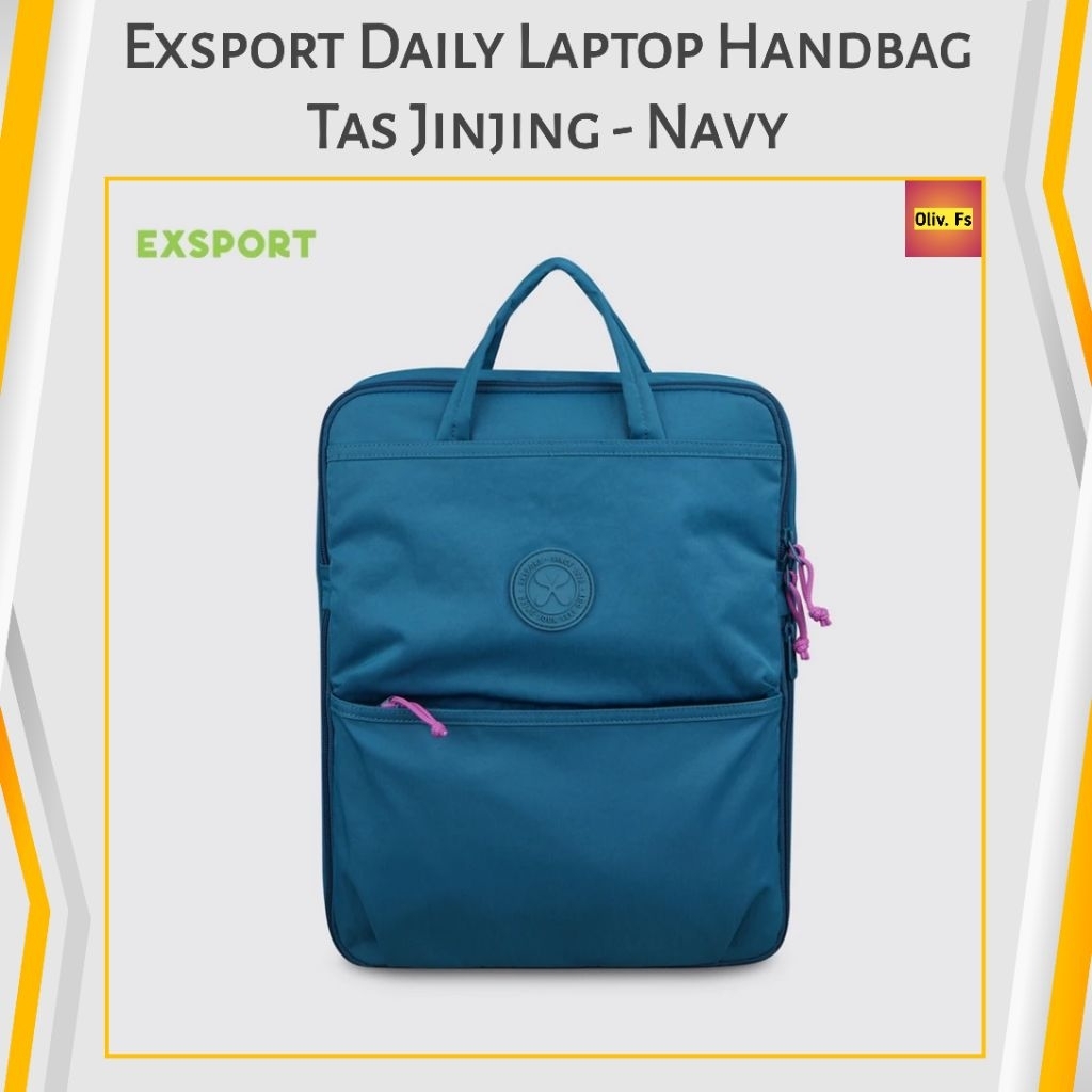 Exsport Daily Laptop Handbag Tas Jinjing - Navy