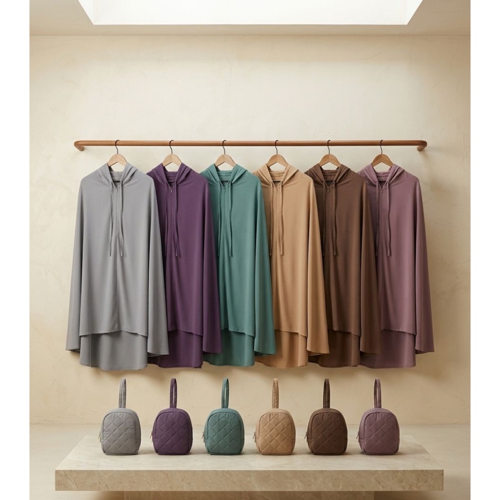 Shafeea Hijab | Mukena Travel Oval Pouch Premium