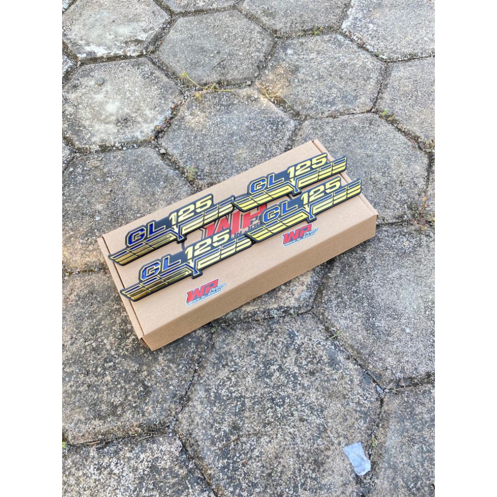 ￼EMBLEM TANGKI GL 100 GL 125 LOGO TANGKI GL 100 GL 125 SET EMBLEM TEPONG GARUDA IMPORT WHELLPROF