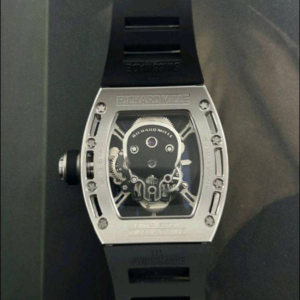 SPESIAL JAM TANGAN LUXURY JAM TANGAN RM052 TOURBILLON FLYBACK SWISS MATIC DM 43MM