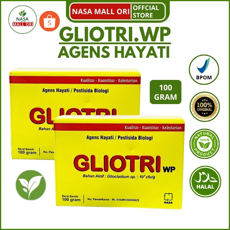 Natural GLIOTRI NASA 100gr Fungisida Organik Atasi Jamur Akar Putih Tanaman