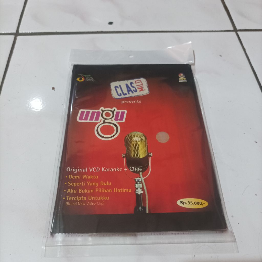 Original VCD Karaoke dan Klip Musik Band Ungu Album The Best