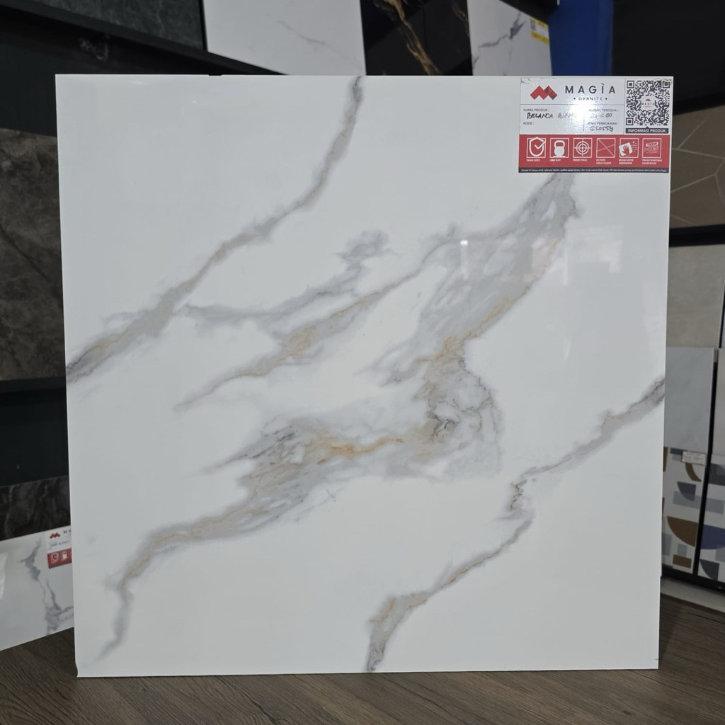 Granit Lantai 60x60 Blangca Bianco