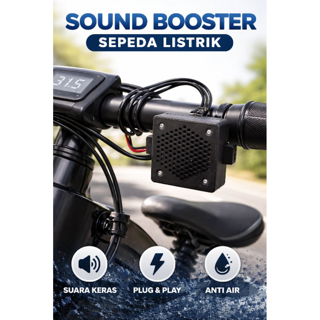 sound booster sepeda listrik / suara sepeda listrik