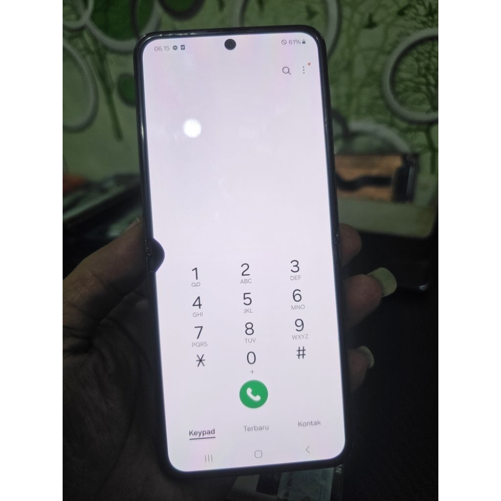 lcd copotan samsung Z Flip 5 minus tompel