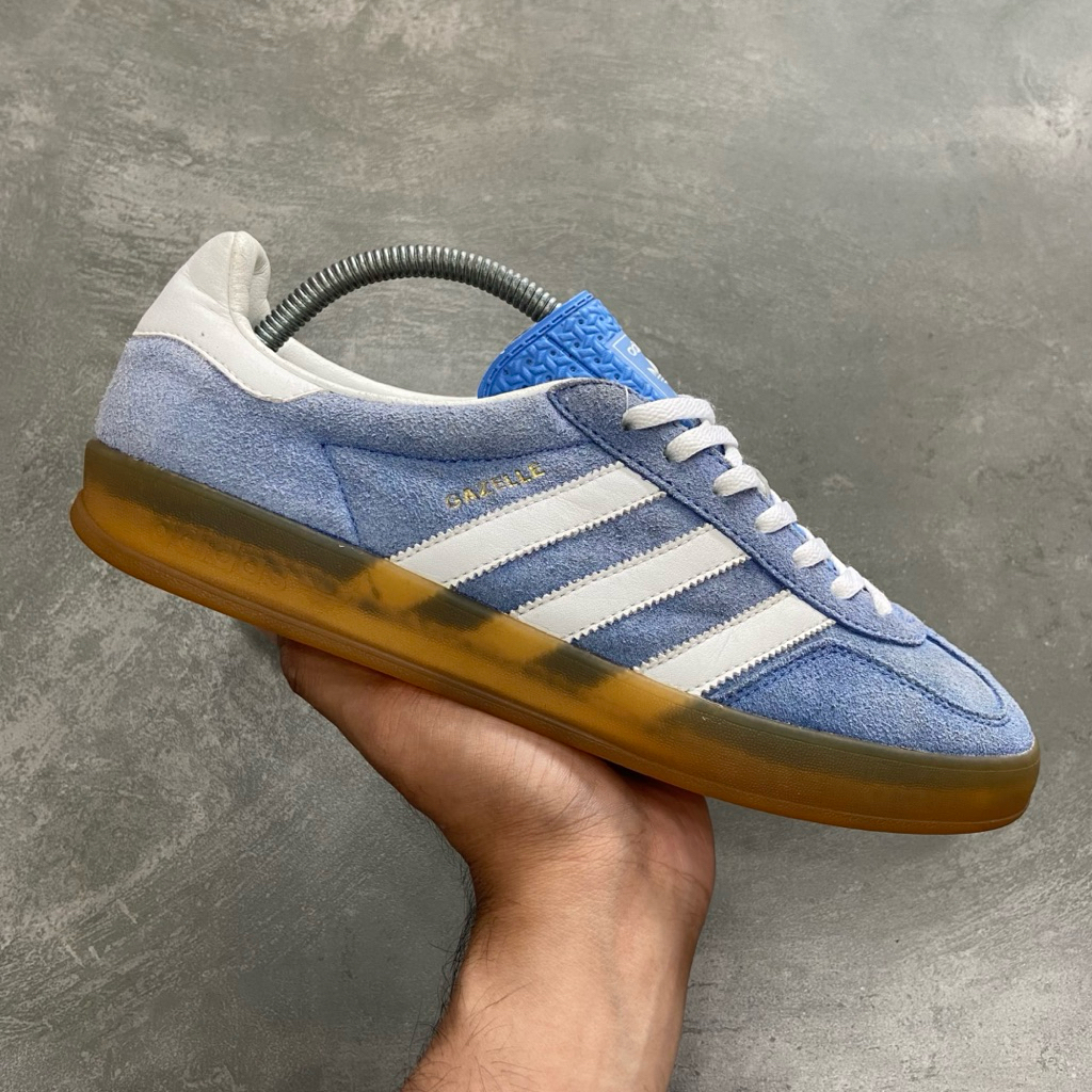 [Size 42] Adidas Gazelle Indoor ‘Blue Fushion Gum’ (HQ8717) Second Original Kondisi Mulus Nominus. H