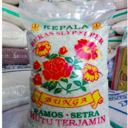 Promo beras 10kg-10Liter murah Beras Cap Rejeki Kembang serang Putih bersih pulen 10KG Ramos Long Gr