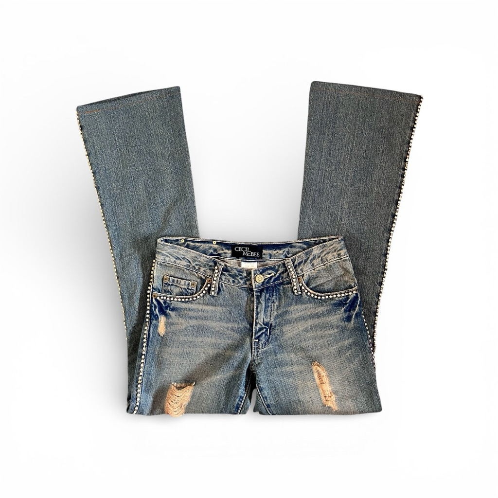 Flare Jeans | Low Waist | Cecil Mcbee | rare | Y2k Vintage