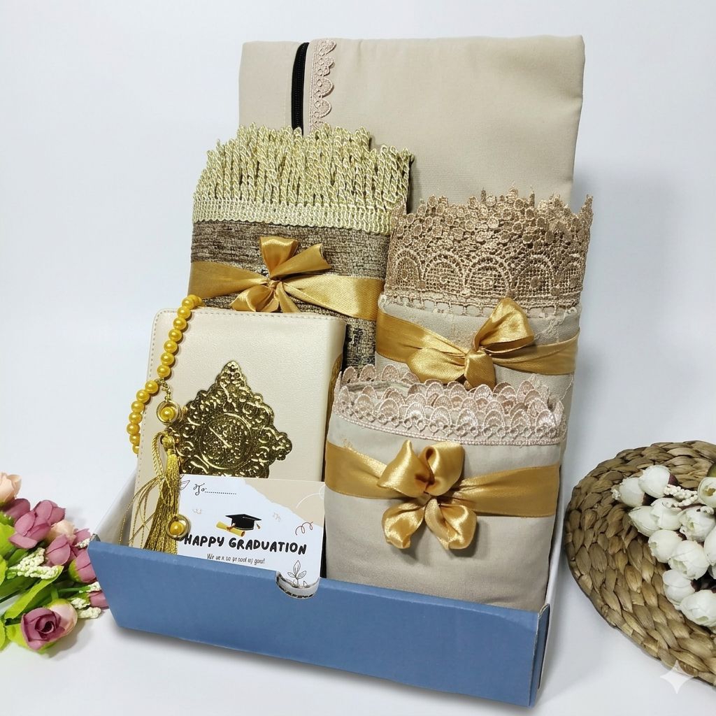 [TERLARIS] Seperangkat Alat Sholat Seserahan - Alat Sholat Seserahan 1 Paket / Hampers Lebaran Muken