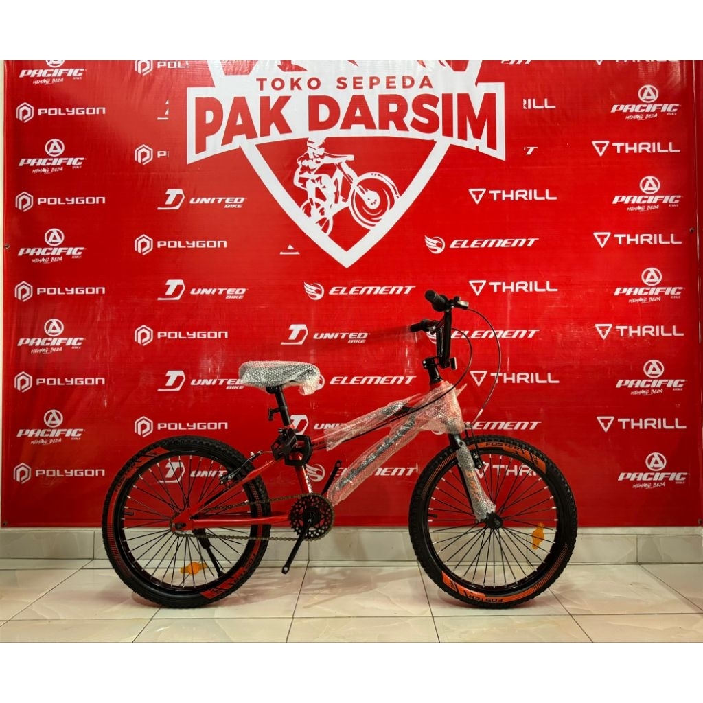 Sepeda BMX 20 inc ban 2.5 merek Foster