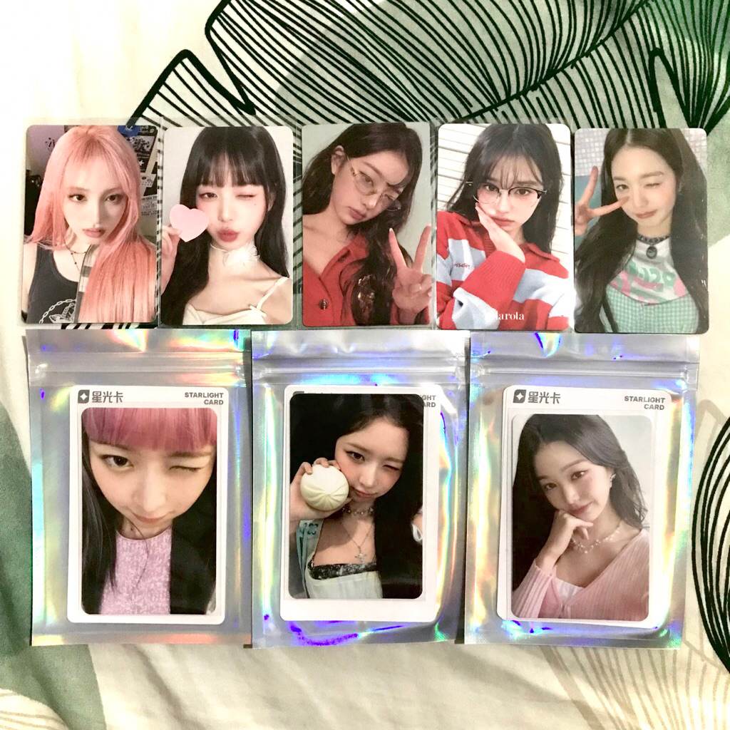 [READY STOCK] PC IVE LIZ WONYOUNG REI OFFICIAL PHOTOCARD QQ LD QQMUSIC MUSIC B1 B3 B4 STAR 1 3 4 BIN