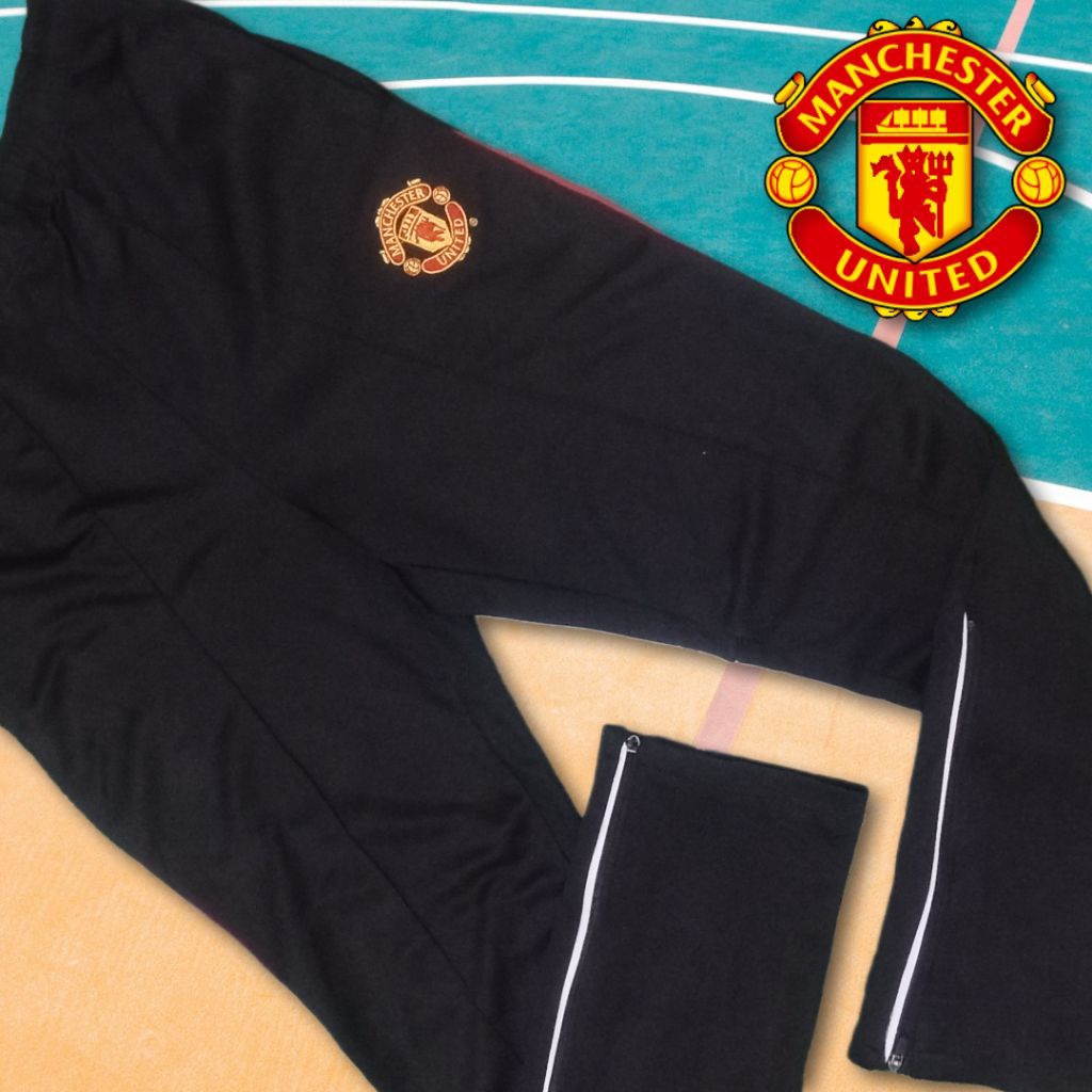 Celana Panjang Training Olahraga Logo Manchester United Bordir