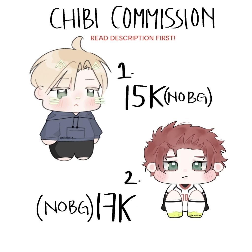 CHIBI ART COMMISSION FULL COLORED