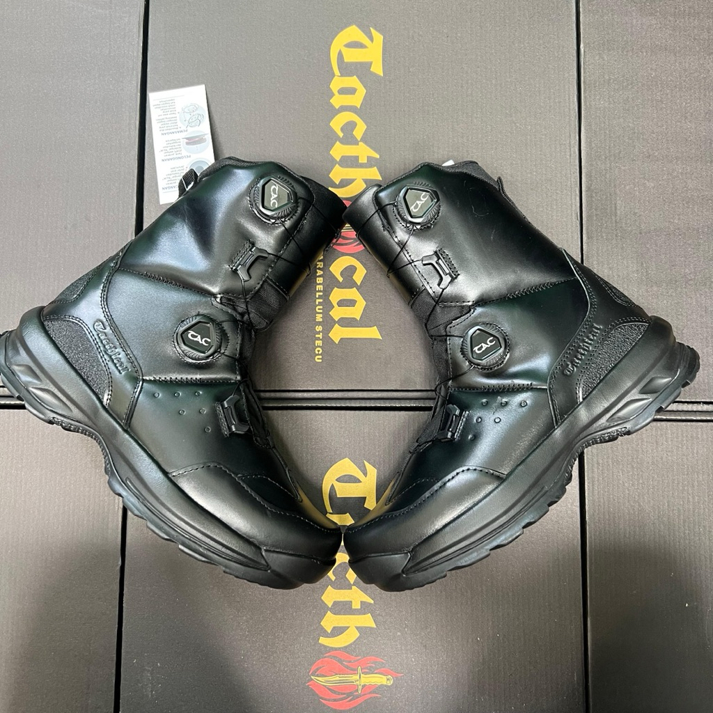 SEPATU PDL TACTICAL STECU DOBLE PUTAR FULL KULIT SAPI