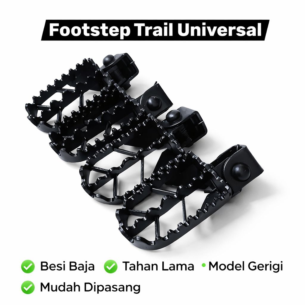 RBT Step Foostep Trail PnP Trail Bebek Rakitan KLX CRF KTM TS