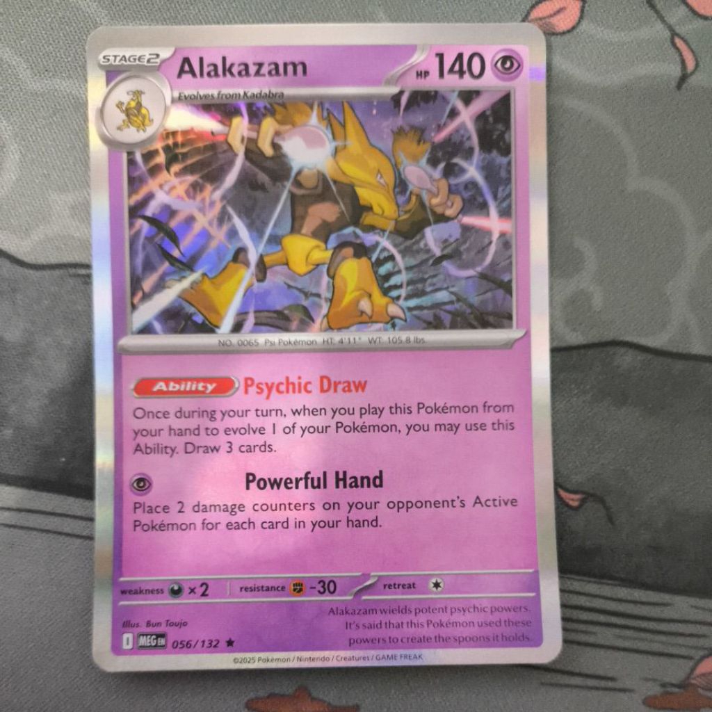 Alakazam 56/132 reverse holo