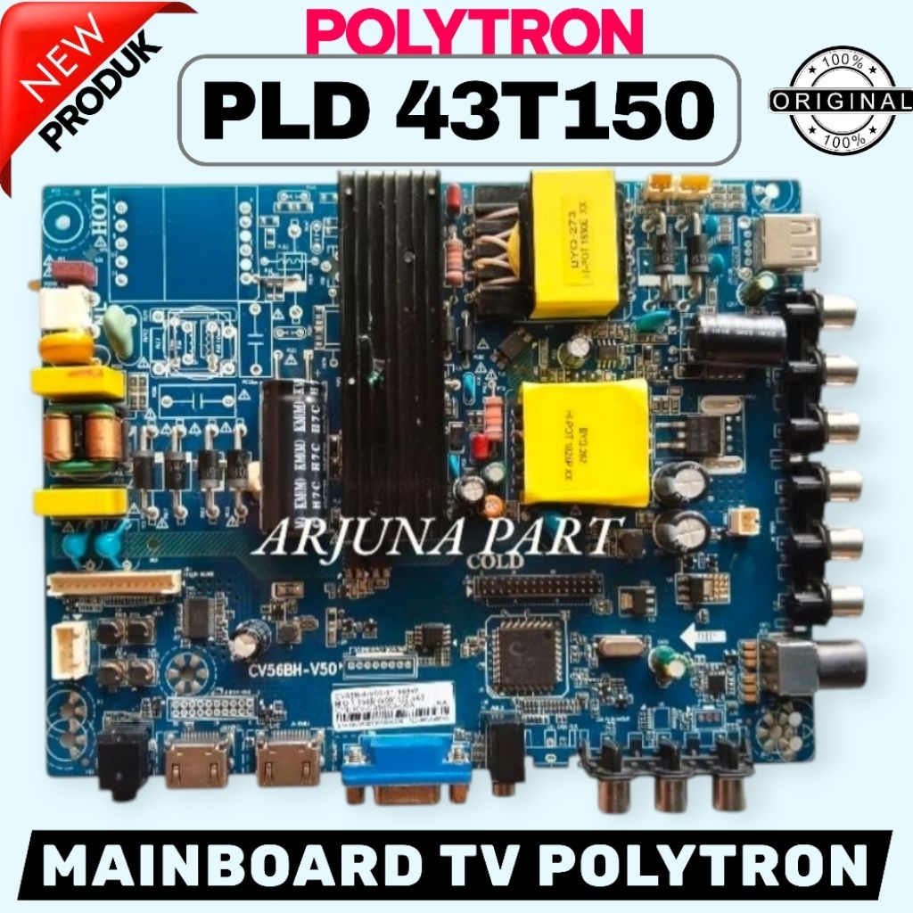 MB TV POLYTRON PLD43T150 / MAINBOARD TV POLYTRON PLD43T150 / MESIN TV POLYTRON PLD43T150 / MODUL TV 