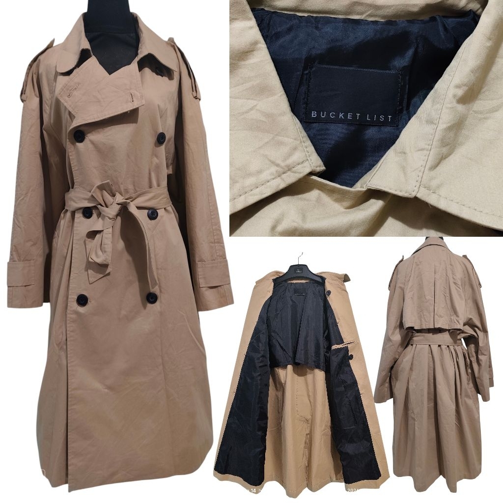 PRELOVED LONG COAT PRIA BLAZER JAKET COWOK