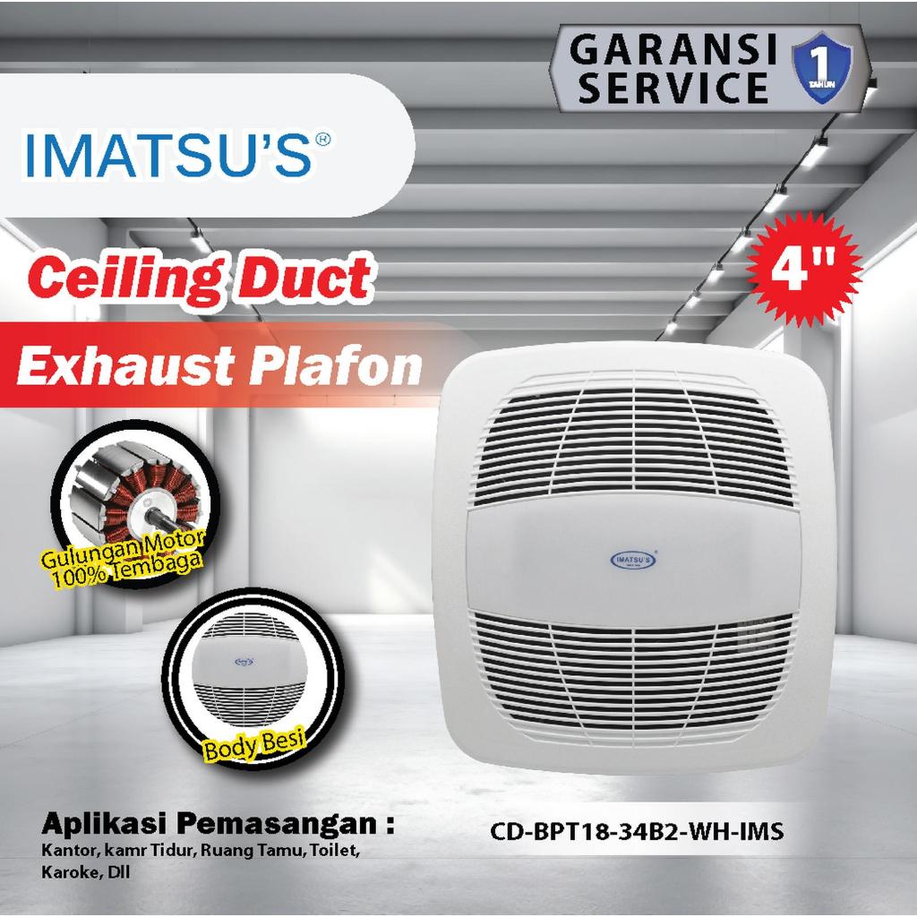 Exhaust Ceiling Sirocco Plafon Cerobong CKE Fan