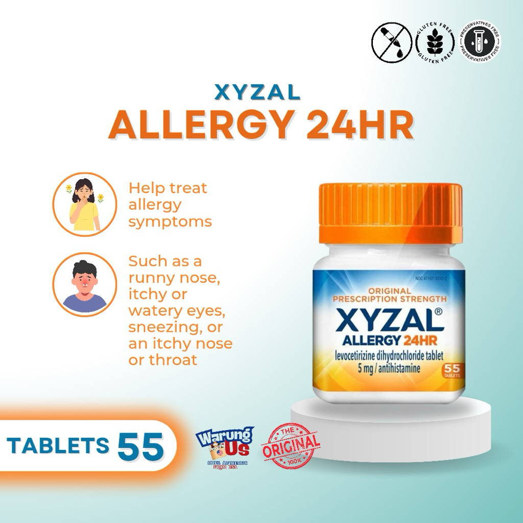 Vitamin Xyzal isi 55tablets (Ori USA)