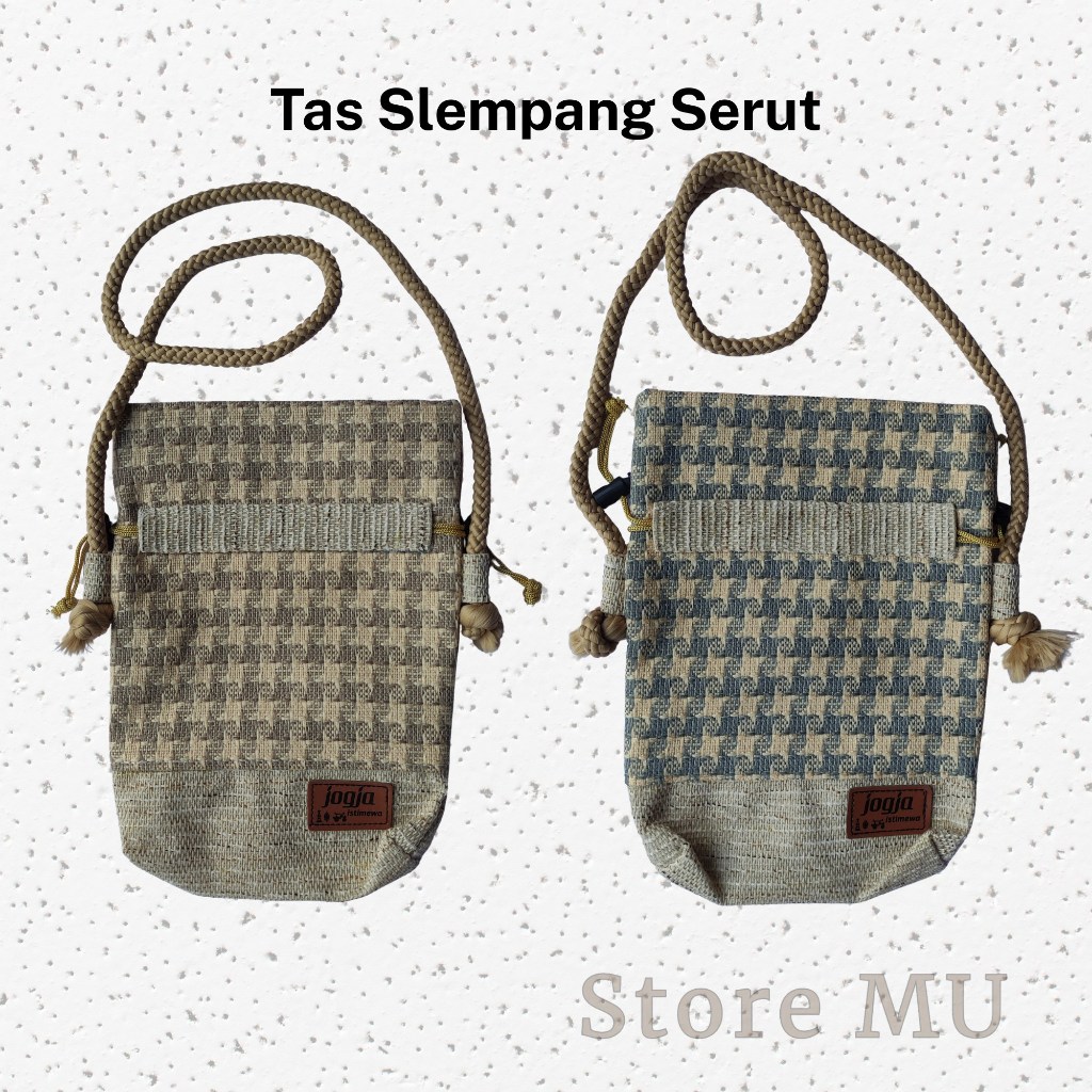 Tas Selempang Serut | Tas Pria Wanita | Tas Murah | Tas Jogja | Bahan Nyaman | Menarik | Varian moti